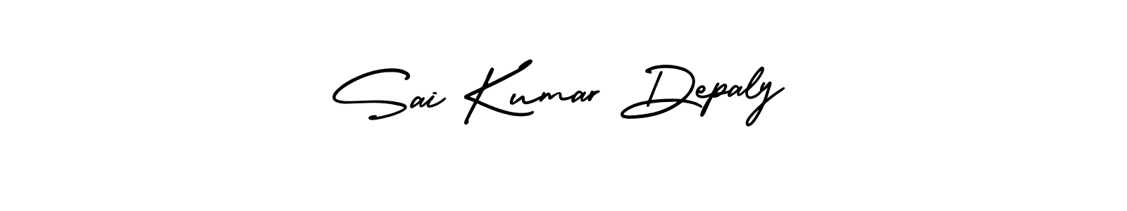How to make Sai Kumar Depaly name signature. Use AmerikaSignatureDemo-Regular style for creating short signs online. This is the latest handwritten sign. Sai Kumar Depaly signature style 3 images and pictures png