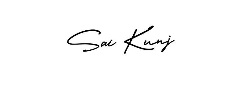 Check out images of Autograph of Sai Kunj name. Actor Sai Kunj Signature Style. AmerikaSignatureDemo-Regular is a professional sign style online. Sai Kunj signature style 3 images and pictures png