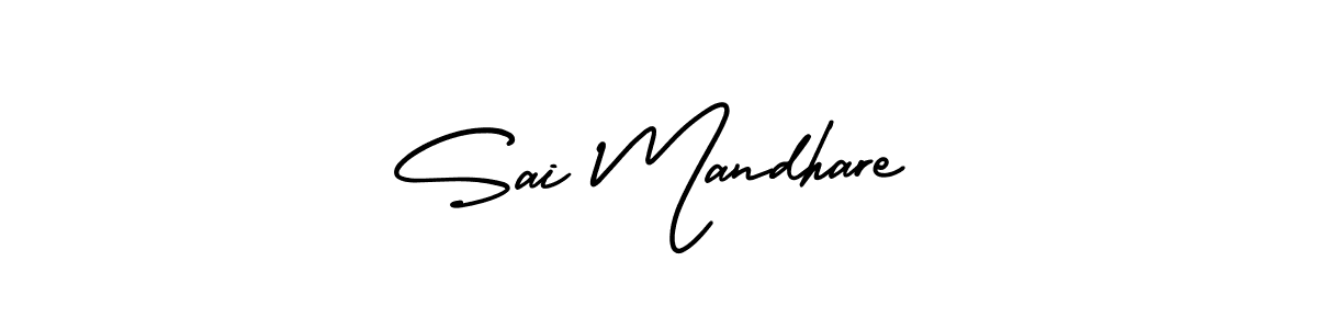 Use a signature maker to create a handwritten signature online. With this signature software, you can design (AmerikaSignatureDemo-Regular) your own signature for name Sai Mandhare. Sai Mandhare signature style 3 images and pictures png