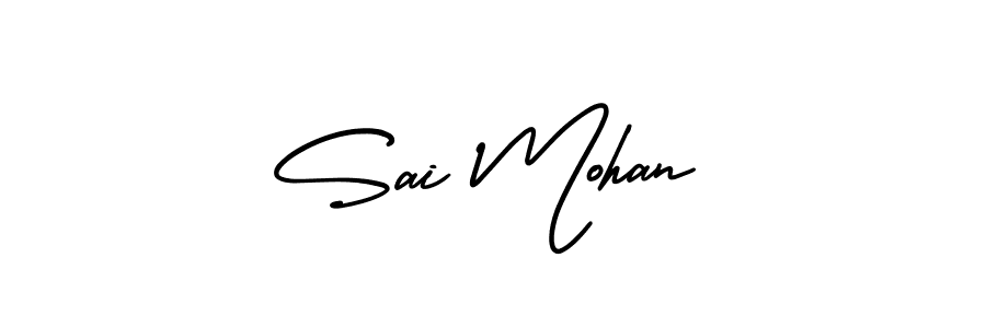 Make a beautiful signature design for name Sai Mohan. With this signature (AmerikaSignatureDemo-Regular) style, you can create a handwritten signature for free. Sai Mohan signature style 3 images and pictures png