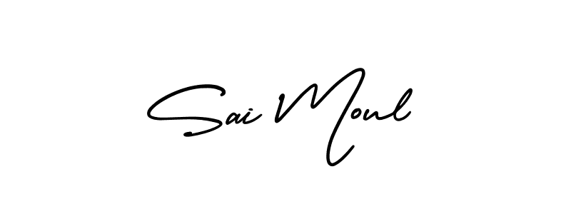 if you are searching for the best signature style for your name Sai Moul. so please give up your signature search. here we have designed multiple signature styles  using AmerikaSignatureDemo-Regular. Sai Moul signature style 3 images and pictures png