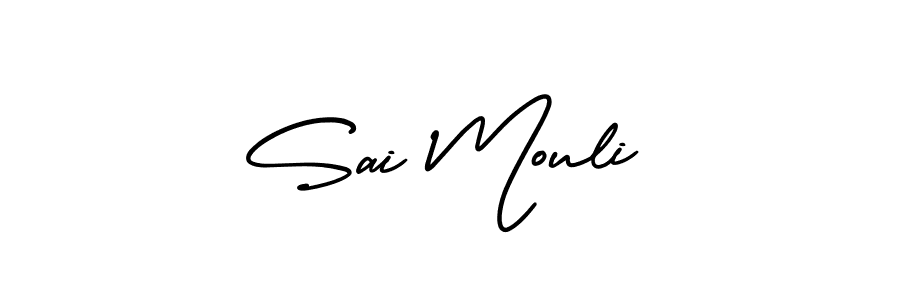 Also we have Sai Mouli name is the best signature style. Create professional handwritten signature collection using AmerikaSignatureDemo-Regular autograph style. Sai Mouli signature style 3 images and pictures png