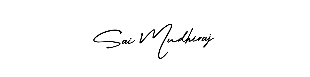 Design your own signature with our free online signature maker. With this signature software, you can create a handwritten (AmerikaSignatureDemo-Regular) signature for name Sai Mudhiraj. Sai Mudhiraj signature style 3 images and pictures png