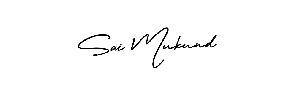 It looks lik you need a new signature style for name Sai Mukund. Design unique handwritten (AmerikaSignatureDemo-Regular) signature with our free signature maker in just a few clicks. Sai Mukund signature style 3 images and pictures png
