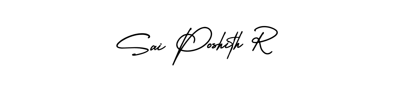 Best and Professional Signature Style for Sai Poshith R. AmerikaSignatureDemo-Regular Best Signature Style Collection. Sai Poshith R signature style 3 images and pictures png