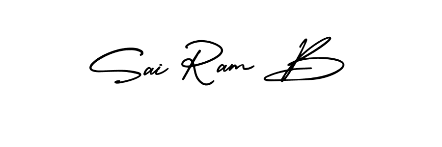 How to Draw Sai Ram B signature style? AmerikaSignatureDemo-Regular is a latest design signature styles for name Sai Ram B. Sai Ram B signature style 3 images and pictures png