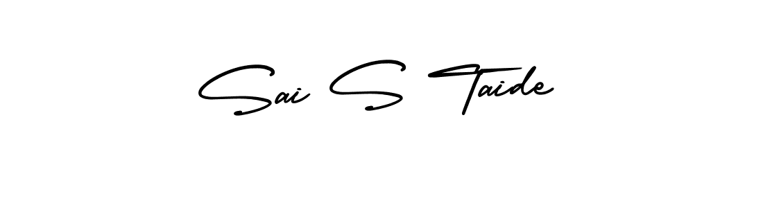 It looks lik you need a new signature style for name Sai S Taide. Design unique handwritten (AmerikaSignatureDemo-Regular) signature with our free signature maker in just a few clicks. Sai S Taide signature style 3 images and pictures png