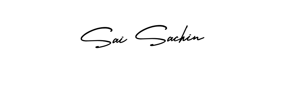 Similarly AmerikaSignatureDemo-Regular is the best handwritten signature design. Signature creator online .You can use it as an online autograph creator for name Sai Sachin. Sai Sachin signature style 3 images and pictures png