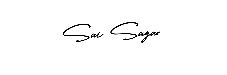 Sai Sagar stylish signature style. Best Handwritten Sign (AmerikaSignatureDemo-Regular) for my name. Handwritten Signature Collection Ideas for my name Sai Sagar. Sai Sagar signature style 3 images and pictures png