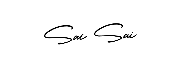 Sai Sai stylish signature style. Best Handwritten Sign (AmerikaSignatureDemo-Regular) for my name. Handwritten Signature Collection Ideas for my name Sai Sai. Sai Sai signature style 3 images and pictures png