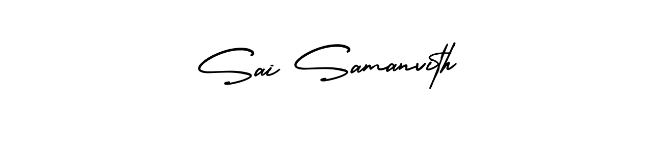 How to make Sai Samanvith signature? AmerikaSignatureDemo-Regular is a professional autograph style. Create handwritten signature for Sai Samanvith name. Sai Samanvith signature style 3 images and pictures png