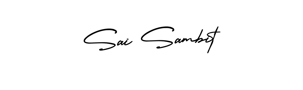 if you are searching for the best signature style for your name Sai Sambit. so please give up your signature search. here we have designed multiple signature styles  using AmerikaSignatureDemo-Regular. Sai Sambit signature style 3 images and pictures png