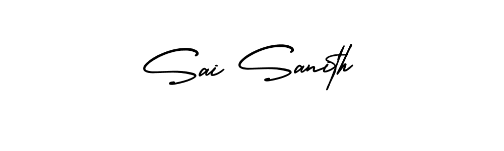 Check out images of Autograph of Sai Sanith name. Actor Sai Sanith Signature Style. AmerikaSignatureDemo-Regular is a professional sign style online. Sai Sanith signature style 3 images and pictures png