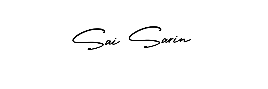 Sai Sarin stylish signature style. Best Handwritten Sign (AmerikaSignatureDemo-Regular) for my name. Handwritten Signature Collection Ideas for my name Sai Sarin. Sai Sarin signature style 3 images and pictures png