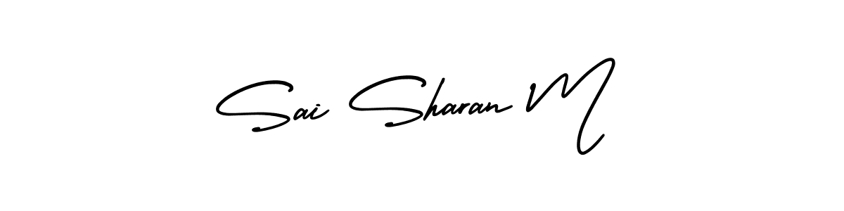 Make a beautiful signature design for name Sai Sharan M. Use this online signature maker to create a handwritten signature for free. Sai Sharan M signature style 3 images and pictures png