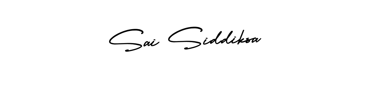 Use a signature maker to create a handwritten signature online. With this signature software, you can design (AmerikaSignatureDemo-Regular) your own signature for name Sai Siddiksa. Sai Siddiksa signature style 3 images and pictures png