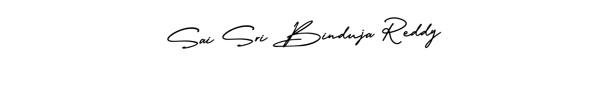 Use a signature maker to create a handwritten signature online. With this signature software, you can design (AmerikaSignatureDemo-Regular) your own signature for name Sai Sri Binduja Reddy. Sai Sri Binduja Reddy signature style 3 images and pictures png