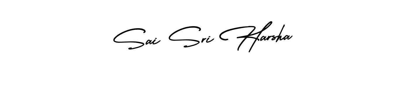 Sai Sri Harsha stylish signature style. Best Handwritten Sign (AmerikaSignatureDemo-Regular) for my name. Handwritten Signature Collection Ideas for my name Sai Sri Harsha. Sai Sri Harsha signature style 3 images and pictures png