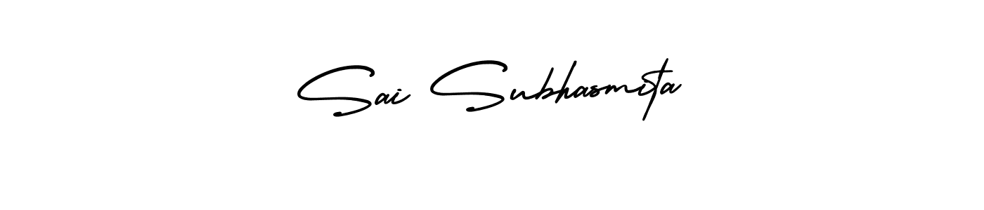 Also we have Sai Subhasmita name is the best signature style. Create professional handwritten signature collection using AmerikaSignatureDemo-Regular autograph style. Sai Subhasmita signature style 3 images and pictures png