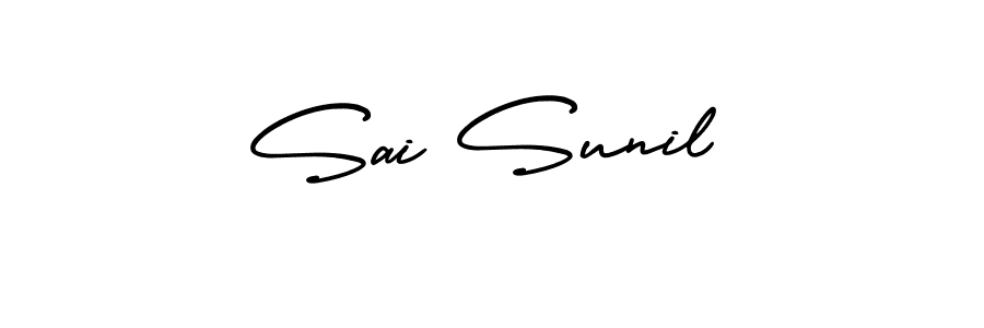 How to make Sai Sunil signature? AmerikaSignatureDemo-Regular is a professional autograph style. Create handwritten signature for Sai Sunil name. Sai Sunil signature style 3 images and pictures png