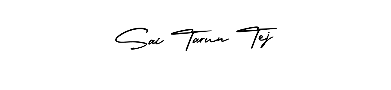 The best way (AmerikaSignatureDemo-Regular) to make a short signature is to pick only two or three words in your name. The name Sai Tarun Tej include a total of six letters. For converting this name. Sai Tarun Tej signature style 3 images and pictures png