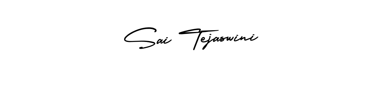 How to make Sai Tejaswini signature? AmerikaSignatureDemo-Regular is a professional autograph style. Create handwritten signature for Sai Tejaswini name. Sai Tejaswini signature style 3 images and pictures png