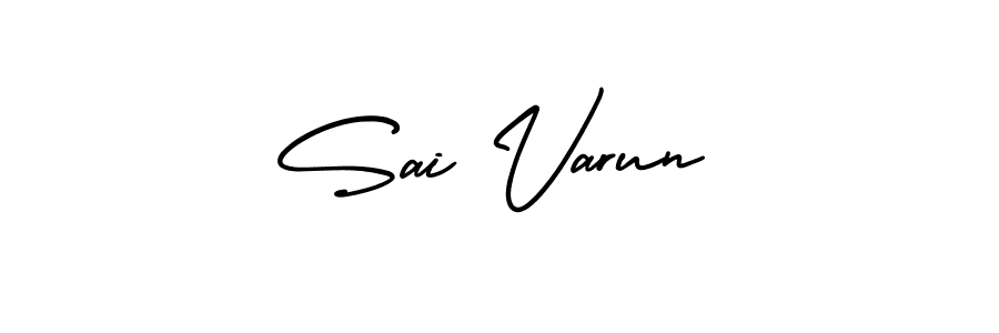 Make a beautiful signature design for name Sai Varun. With this signature (AmerikaSignatureDemo-Regular) style, you can create a handwritten signature for free. Sai Varun signature style 3 images and pictures png