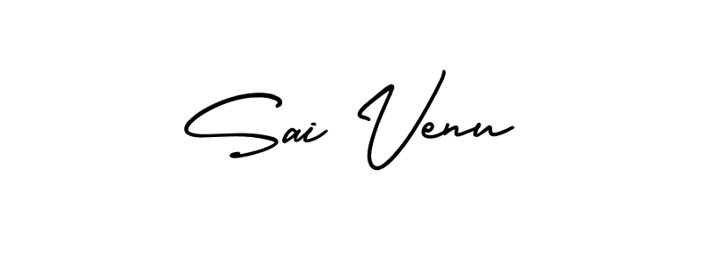 This is the best signature style for the Sai Venu name. Also you like these signature font (AmerikaSignatureDemo-Regular). Mix name signature. Sai Venu signature style 3 images and pictures png