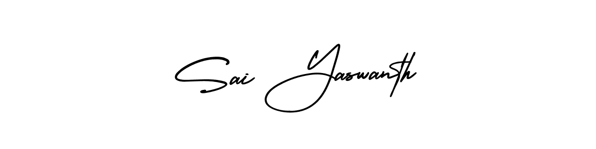 Design your own signature with our free online signature maker. With this signature software, you can create a handwritten (AmerikaSignatureDemo-Regular) signature for name Sai Yaswanth. Sai Yaswanth signature style 3 images and pictures png