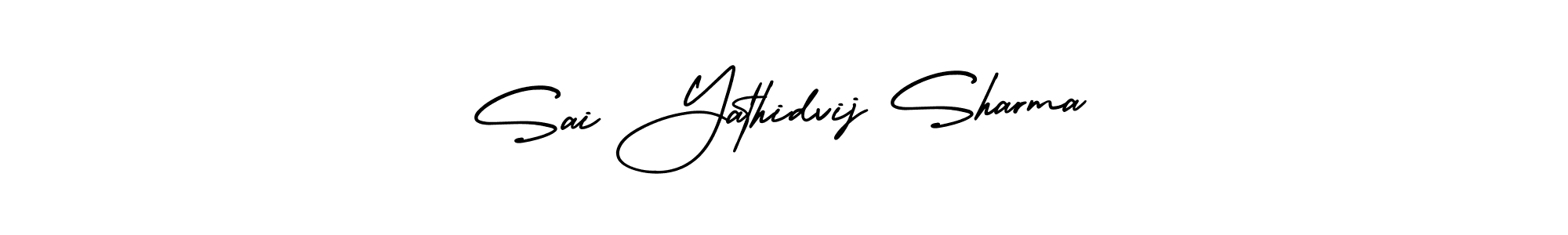 if you are searching for the best signature style for your name Sai Yathidvij Sharma. so please give up your signature search. here we have designed multiple signature styles  using AmerikaSignatureDemo-Regular. Sai Yathidvij Sharma signature style 3 images and pictures png