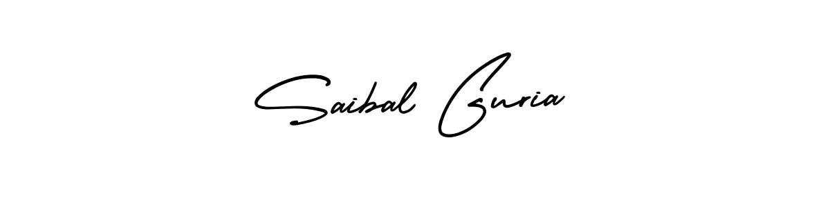 Design your own signature with our free online signature maker. With this signature software, you can create a handwritten (AmerikaSignatureDemo-Regular) signature for name Saibal Guria. Saibal Guria signature style 3 images and pictures png