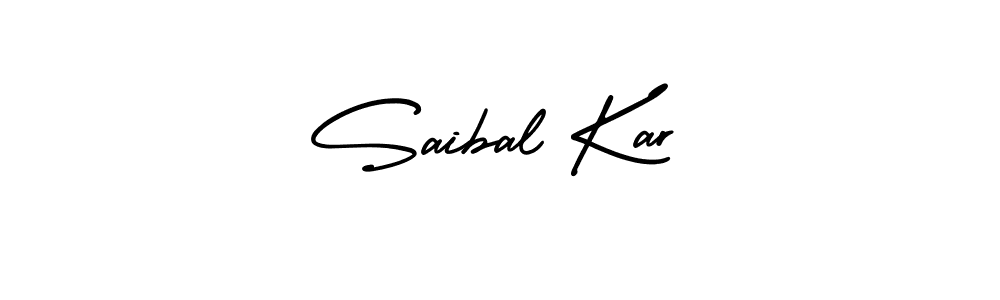 How to make Saibal Kar name signature. Use AmerikaSignatureDemo-Regular style for creating short signs online. This is the latest handwritten sign. Saibal Kar signature style 3 images and pictures png