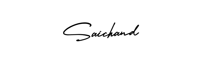 How to Draw Saichand signature style? AmerikaSignatureDemo-Regular is a latest design signature styles for name Saichand. Saichand signature style 3 images and pictures png