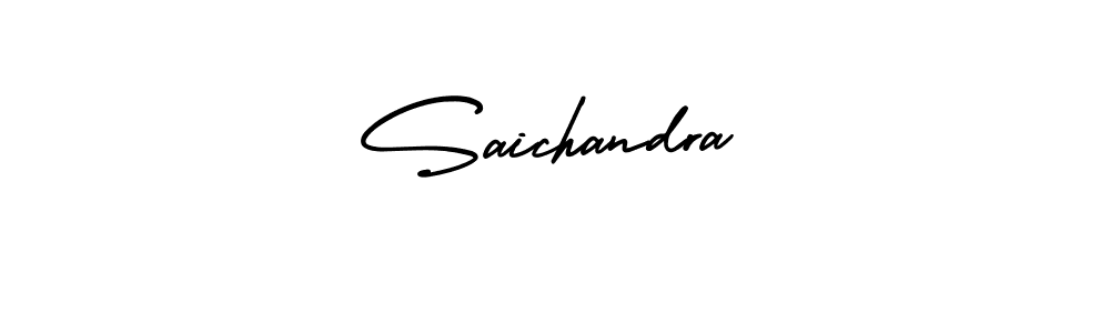 The best way (AmerikaSignatureDemo-Regular) to make a short signature is to pick only two or three words in your name. The name Saichandra include a total of six letters. For converting this name. Saichandra signature style 3 images and pictures png