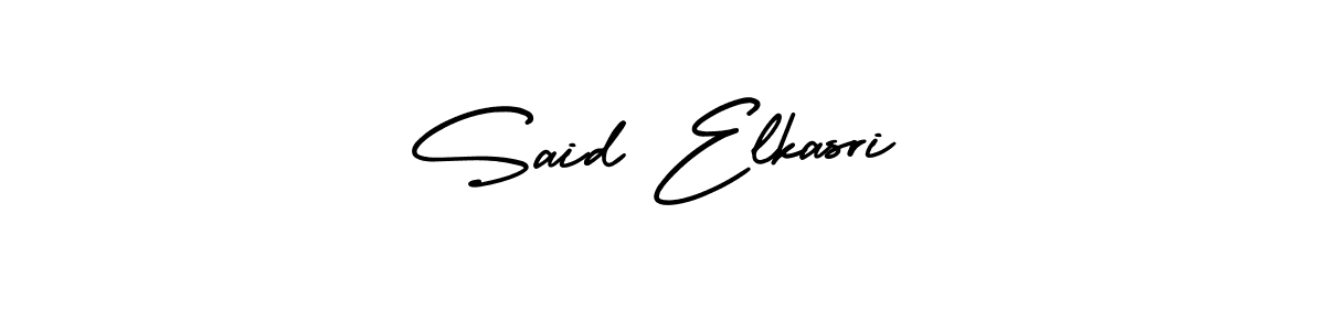 It looks lik you need a new signature style for name Said Elkasri. Design unique handwritten (AmerikaSignatureDemo-Regular) signature with our free signature maker in just a few clicks. Said Elkasri signature style 3 images and pictures png