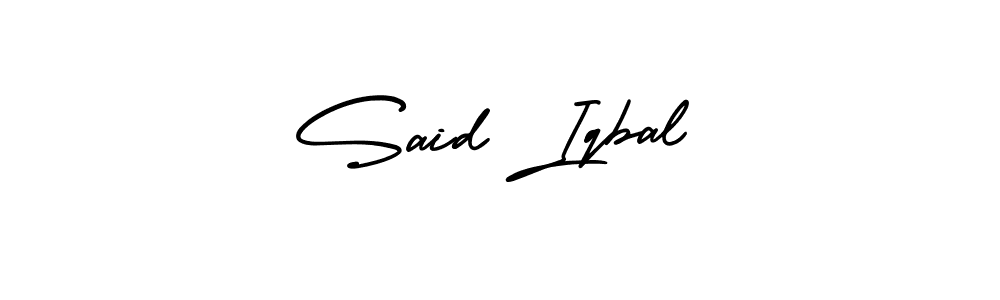 if you are searching for the best signature style for your name Said Iqbal. so please give up your signature search. here we have designed multiple signature styles  using AmerikaSignatureDemo-Regular. Said Iqbal signature style 3 images and pictures png