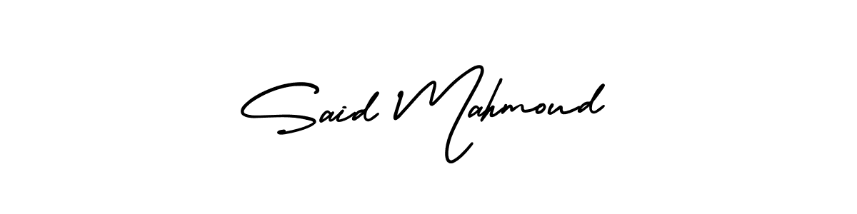 AmerikaSignatureDemo-Regular is a professional signature style that is perfect for those who want to add a touch of class to their signature. It is also a great choice for those who want to make their signature more unique. Get Said Mahmoud name to fancy signature for free. Said Mahmoud signature style 3 images and pictures png