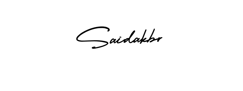 AmerikaSignatureDemo-Regular is a professional signature style that is perfect for those who want to add a touch of class to their signature. It is also a great choice for those who want to make their signature more unique. Get Saidakbr name to fancy signature for free. Saidakbr signature style 3 images and pictures png