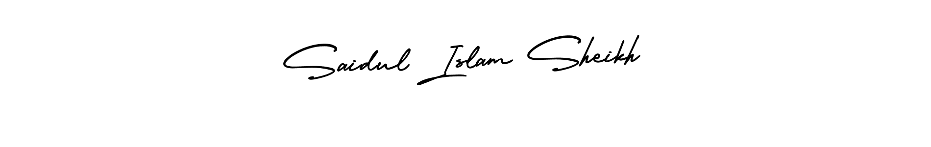 This is the best signature style for the Saidul Islam Sheikh name. Also you like these signature font (AmerikaSignatureDemo-Regular). Mix name signature. Saidul Islam Sheikh signature style 3 images and pictures png