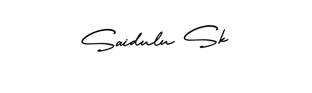 Make a beautiful signature design for name Saidulu Sk. Use this online signature maker to create a handwritten signature for free. Saidulu Sk signature style 3 images and pictures png