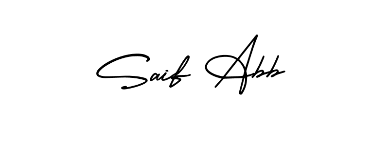 Make a beautiful signature design for name Saif Abb. With this signature (AmerikaSignatureDemo-Regular) style, you can create a handwritten signature for free. Saif Abb signature style 3 images and pictures png