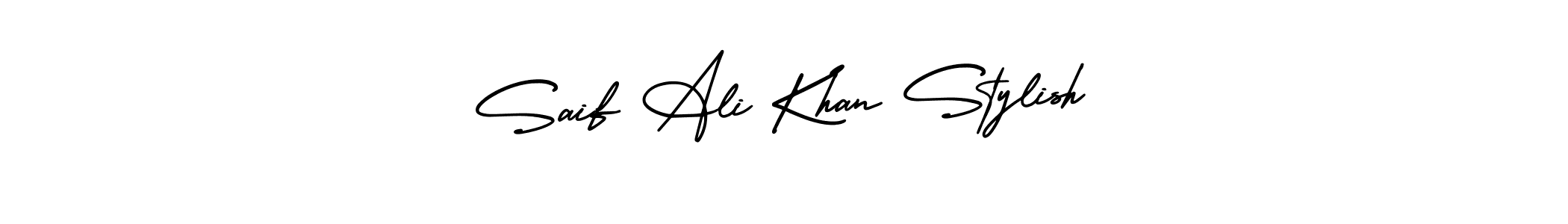 Also You can easily find your signature by using the search form. We will create Saif Ali Khan Stylish name handwritten signature images for you free of cost using AmerikaSignatureDemo-Regular sign style. Saif Ali Khan Stylish signature style 3 images and pictures png