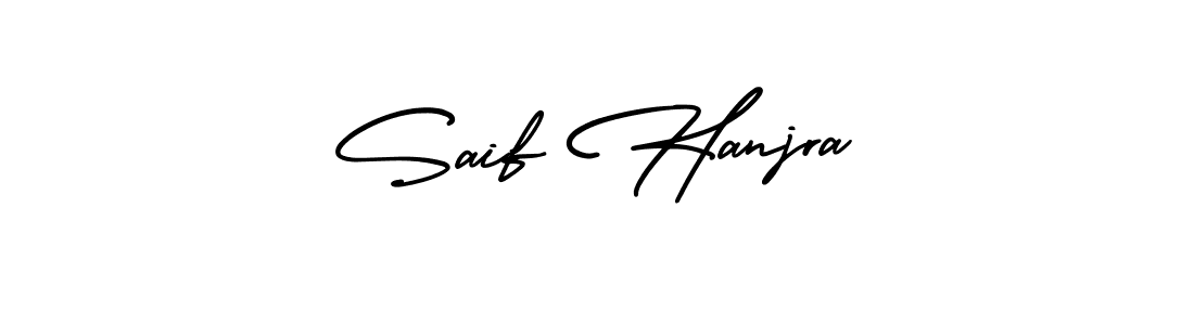How to Draw Saif Hanjra signature style? AmerikaSignatureDemo-Regular is a latest design signature styles for name Saif Hanjra. Saif Hanjra signature style 3 images and pictures png