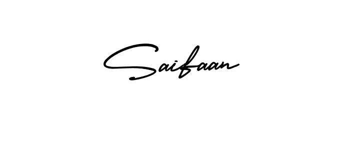 Create a beautiful signature design for name Saifaan. With this signature (AmerikaSignatureDemo-Regular) fonts, you can make a handwritten signature for free. Saifaan signature style 3 images and pictures png