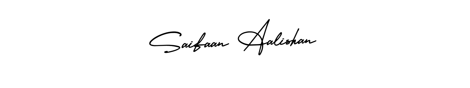 Make a beautiful signature design for name Saifaan Aalishan. With this signature (AmerikaSignatureDemo-Regular) style, you can create a handwritten signature for free. Saifaan Aalishan signature style 3 images and pictures png