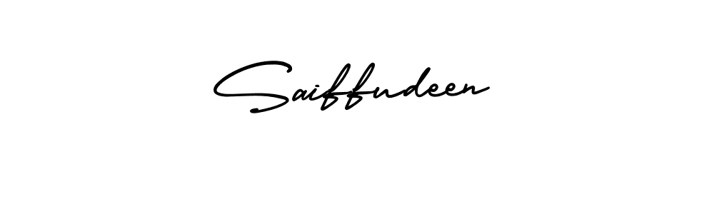 How to make Saiffudeen signature? AmerikaSignatureDemo-Regular is a professional autograph style. Create handwritten signature for Saiffudeen name. Saiffudeen signature style 3 images and pictures png