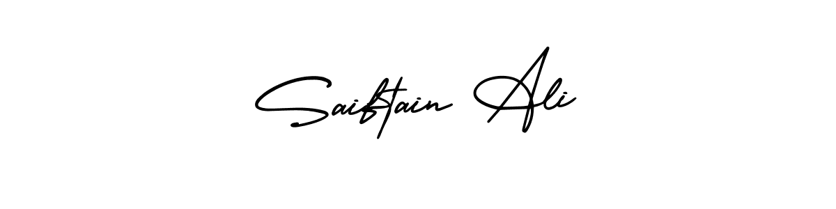 Also we have Saiftain Ali name is the best signature style. Create professional handwritten signature collection using AmerikaSignatureDemo-Regular autograph style. Saiftain Ali signature style 3 images and pictures png