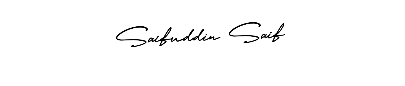 Create a beautiful signature design for name Saifuddin Saif. With this signature (AmerikaSignatureDemo-Regular) fonts, you can make a handwritten signature for free. Saifuddin Saif signature style 3 images and pictures png