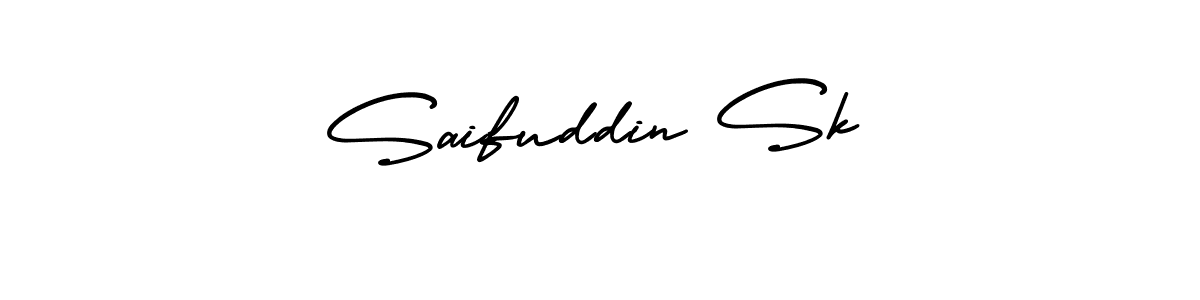 Saifuddin Sk stylish signature style. Best Handwritten Sign (AmerikaSignatureDemo-Regular) for my name. Handwritten Signature Collection Ideas for my name Saifuddin Sk. Saifuddin Sk signature style 3 images and pictures png