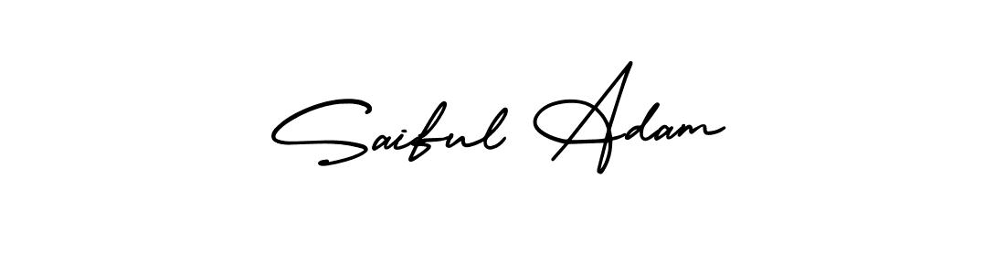 Make a beautiful signature design for name Saiful Adam. Use this online signature maker to create a handwritten signature for free. Saiful Adam signature style 3 images and pictures png